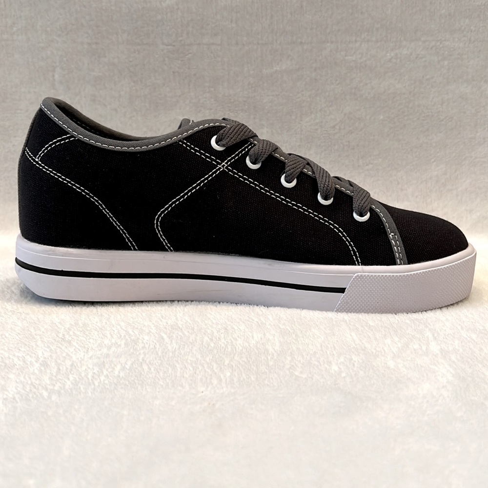 Heelys Black Canvas Roller Skate Sneaker Shoes - Picture 6 of 11